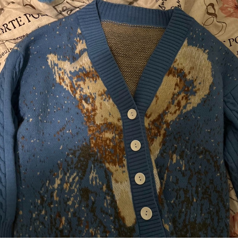 Van Gough cardigan sweater size medium